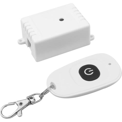 Kebidu 433MHz Wireless Remote Control 1CH RF Relay and Transmitter Remote Control Garage/gate/Light/Fan/Home appliance