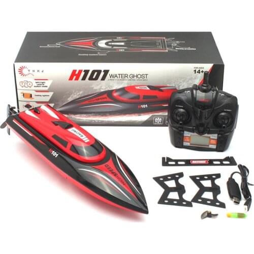 RC Boat 2.4GHz High Speed 30km/h Remote Control Boat SpeedBoat Automatic Righting up 180 degree flip With Servo RC Boat toys Gif