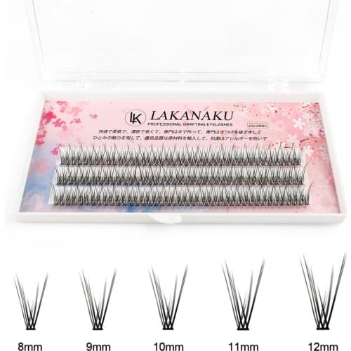 Abonnie Factory Price Volume Cluster Eyelashes Tufts Soft Natural Bundle Lash 0.07 8-12 False High Quality Cilios Fast Shipping