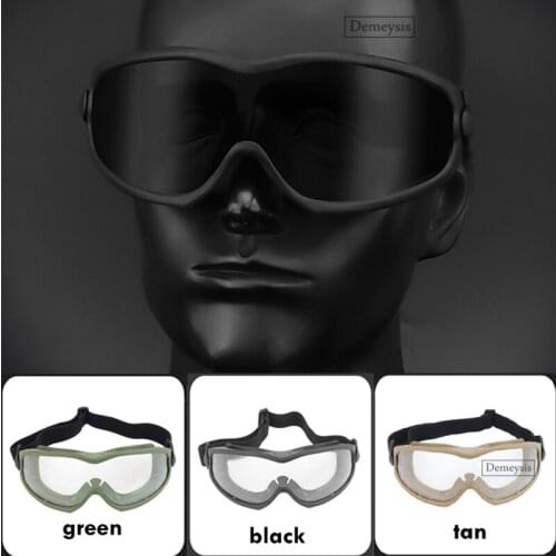 Tactical Army Goggles Windproof Military Sunglasses for Hunting Airsoft Shooting Cs Game Sports Protective Safety Goggles