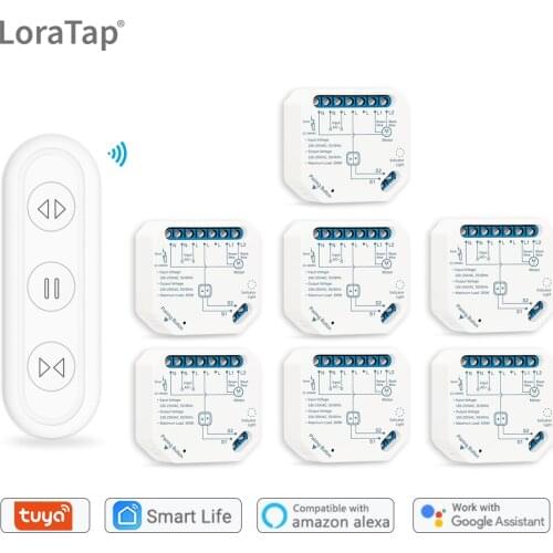 Tuya Smart Life Curtain Switch Module Remote Control Blinds Roller Shutter RF+WIFI App Timer Google Home Aelxa Echo Smart Home