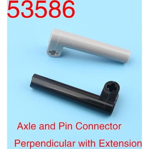 4PCS 53586 high-tech building block shaft and pin connector with extended vertical fittings to build brick parts