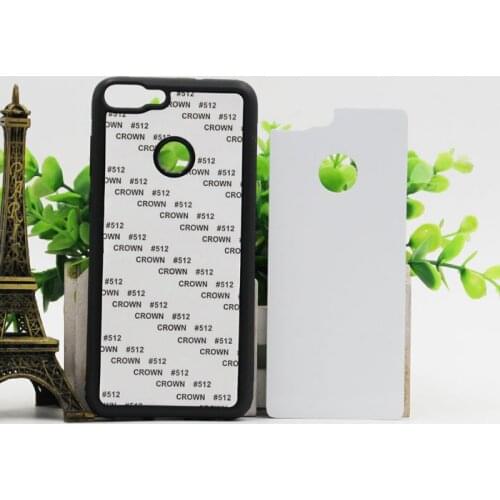 Wtsfwf DIY 2D Sublimation rubber TPU+PC Blank Case for Huawei Enjoy 7S With Aluminum Inserts and glue