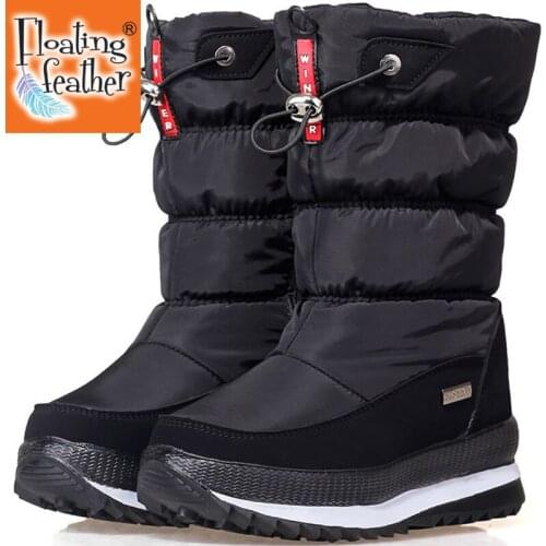 Women snow boots platform winter boots thick plush waterproof non-slip boots fashion women winter shoes warm fur botas mujer