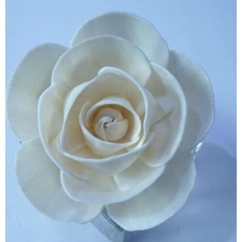 1000 pcs /lot Handmade sola wood flowers for fragrance diffuser and home decor with 12cm Rope or rattan reed sticks Top quality