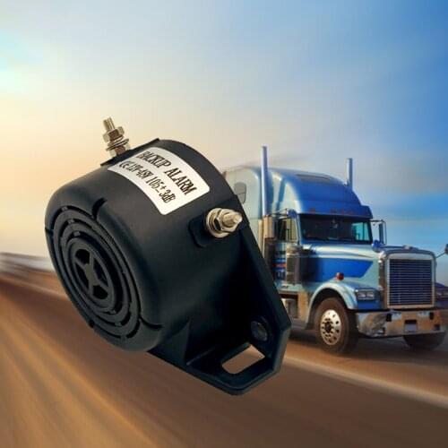 12-48V 105db 15W Auto Warning Back Up Car Reversing Alarm Reverse Accessories Beeper Horn Vehicle Speaker Buzzer Durable Siren