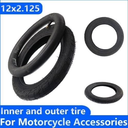 12X2.125(57-203) Inner and Outer Tubes 12 inch Pneumatic tire for Bike Stroller Urban Electric Scoote Tire 12*2.125 Tire
