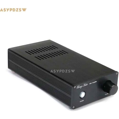 1306A Black Full aluminum Power amplifier chassis MINI Amplifier case/box/enclosure