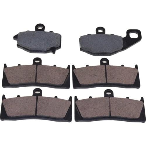 6pcs/set Motorcycle Front & Rear Brake Pads For Kawasaki ZX600 NINJA ZX-6R 1998-2002, ZX900 NINJA ZX-9R 1996-2001 ZX6R ZX9R