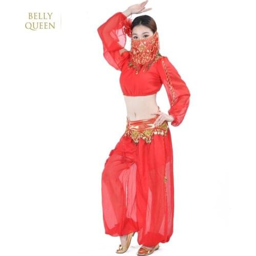 BELLYQUEEN New Arrival 9 Colors Stage Performance Oriental Belly Dancing Clothes Bellydance Costume Stage & Dance Wear for Women