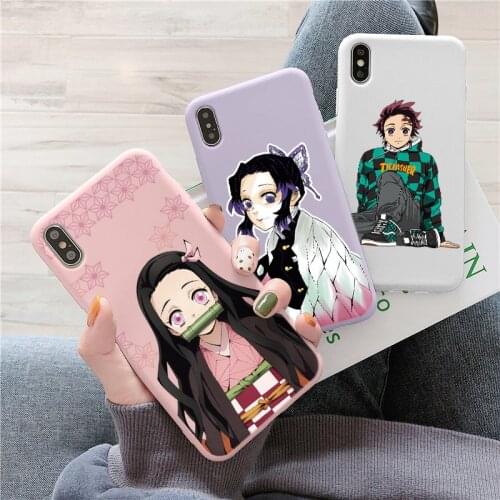 Kamado Nezuko Tanjirou For Huawei P20 P30 Pro P40 Lite E Y9 Prime Y7 Y6 P Smart 2019 2021 Y8P Y7P Honor 20 Lite 10 9X 9C Case