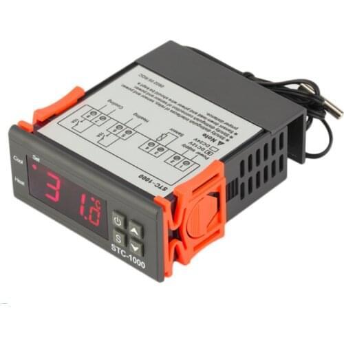 STC-1000 Digital Temperature Controller Thermostat Thermoregulator -50~100C Dual Relay LED 10A Heating Cooling 12V 220V