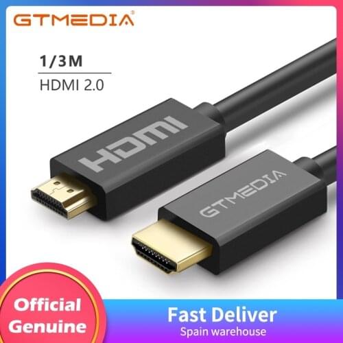 GTMEDIA HDMI 2.0 Plated Cable 4K 60Hz Fiber HDMI Cable Optic 1M ,1.5M ,2M ,3M Splitter Switcher HDR HDCP For HDTV Box