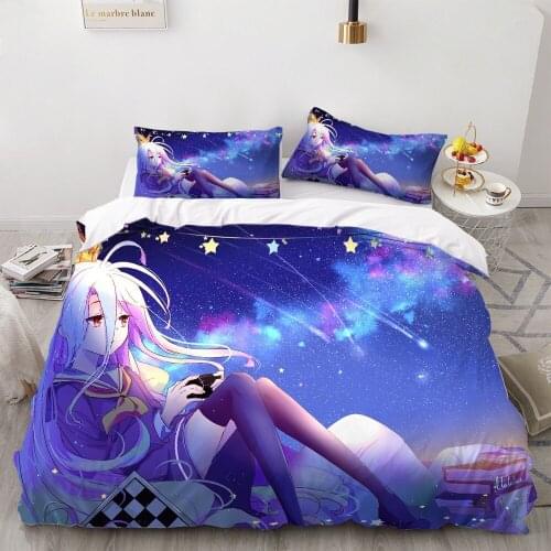2/3 Pieces Game Bedding Set Anime Duvet Cover Kids Bedroom Bed Cover Set Home Warm Cartoon Single Double King Bed Quilt Cover
