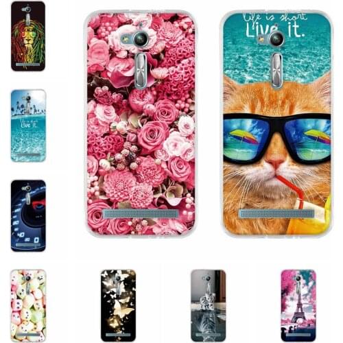 Soft TPU Case For Asus Zenfone Go ZB500KL Cover 5.0" Silicone Back Covers For Asus Zenfone Go ZB500KL Phone Cases zb500kl fundas