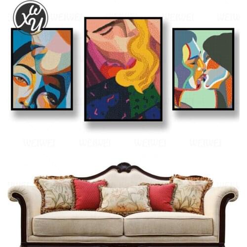 Abstract Diamond Painting Kit Abstract Diamond Painting Kit Oil Style Diamond Mosaic Cross Stitch Kits Diy Full Drill Embroidery