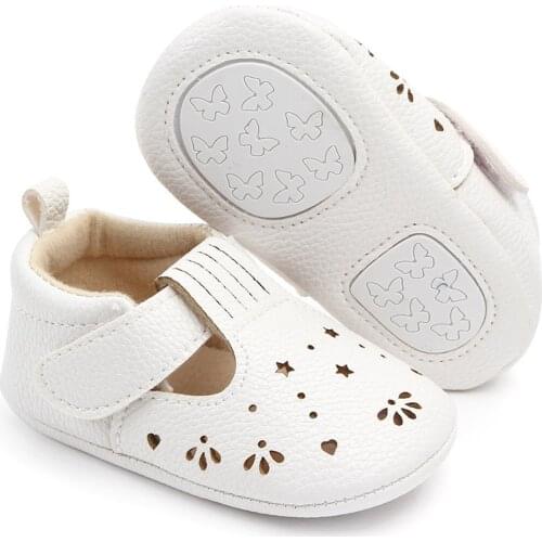 2021 New Baby Girls First Step Shoes Baby Moccasins Soft Bottom Rubber Non-slip Toddler First Walkers Baby Booties Girls Shoes