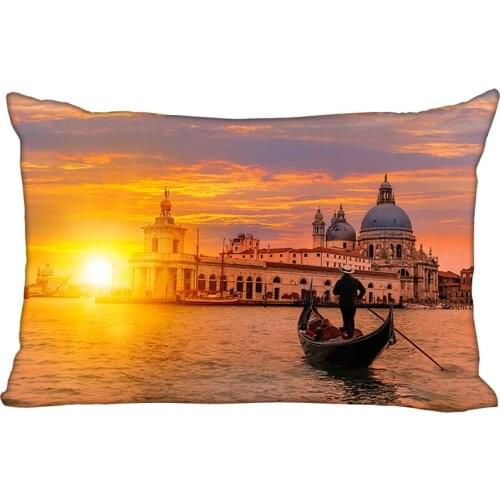 New Venice Pillow Case Custom Wedding Pillowcase Cover Cases Gift Zippered Rectangle Pillow Case 18-1-30
