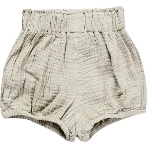 Baby Girls PP Pants Summer Cotton Middle-Waist Bread Pants Multi-Color Lovely Beach Shorts 0-5 Year Kids Girls Children Shorts