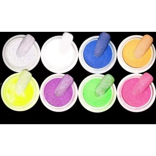 2g Reflective Super Bright Flash Glitter Luminescent Fluorescent Powder Neon phosphor Dip Bundy Disco Dancing Powder Paillette