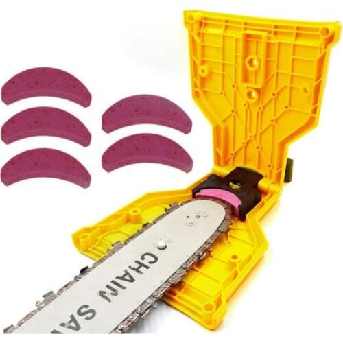 Chainsaw Teeth Sharpener Sharpens Saw Chain Sharpening Tool System Abrasive Tools Easy Durable Sharp Fast Grinding for 14-20"