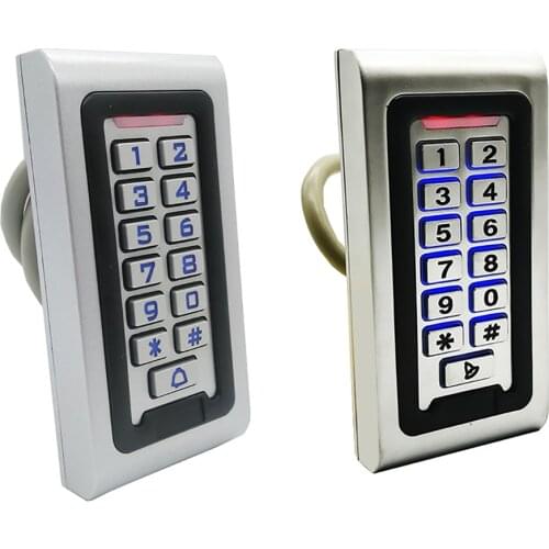 Waterproof Metal Anti-Vandal Rfid 125khz Proximity Card Door Access Control System