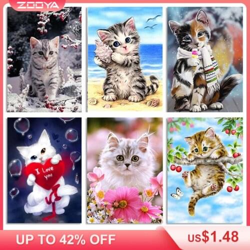 ZOOYA Animal Diamond Painting Full Square 5D DIY Diamond Embroidery Full Set Sale Icons Diy Diamond Mosaic Icons Home Decor Qr01