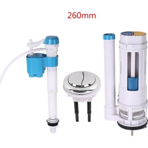 1Set Universal Toilet Tank Fittings Kit Dual-flush Toilet Repair Tools for Home Bathroom Use Supplies