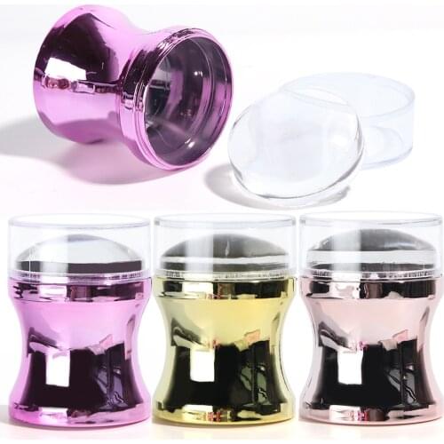 STZ 3pcs Silicone Clear Nail Stamper Scraper Set Nail Art Stamp Kit Stamping Gel Polish Printing for Plates Manicure Tools #1033