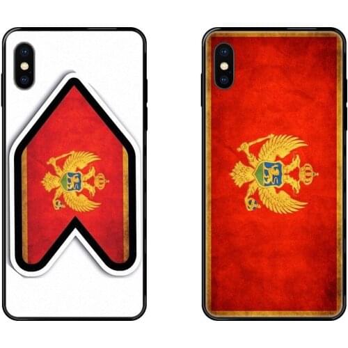 Montenegro Grungy Flag Sales Black Soft TPU Ultra Thin Cartoon Pattern For Xiaomi Mi Note A1 A2 A3 5 5s 6 8 9 10 SE Lite Pro