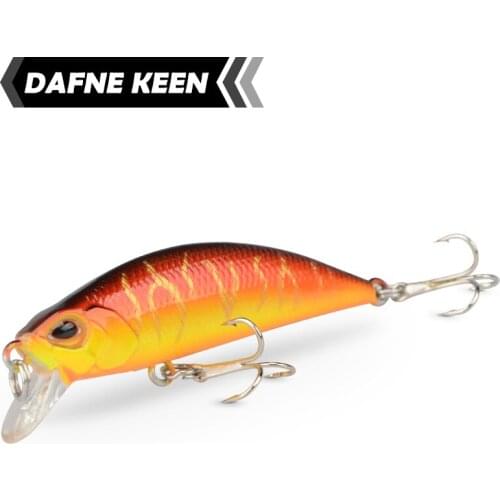 Dafne Keen 50mm 5g Fishing Lures Sinking Water Mini Minnow Hard Lure Artifical Small Crankbait Pencil Wobblers Hard Baits