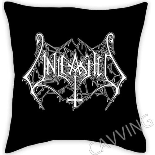 Unleashed Band 3D Printed Polyester Decorative Pillowcases Throw Pillow Cover Square Zipper Pillow Cases Fans Gifts