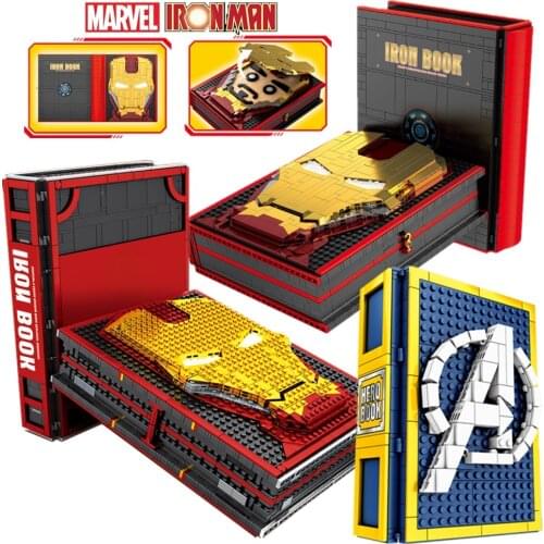 New 2600PCS 52 Avengered Dolls FIGURES Spiders Ironed Collections Heroes Man Book Idea Toy Gift Building Blocks Bricks Kid Gift