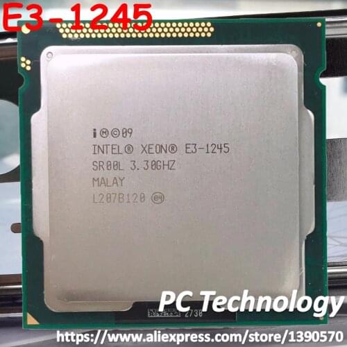 E3 1245 Original INTEL XEON E3-1245 Quad core (8M Cache, 3.30 GHz) LGA1155 SR00L 95W 32nm 1 year warranty free shipping