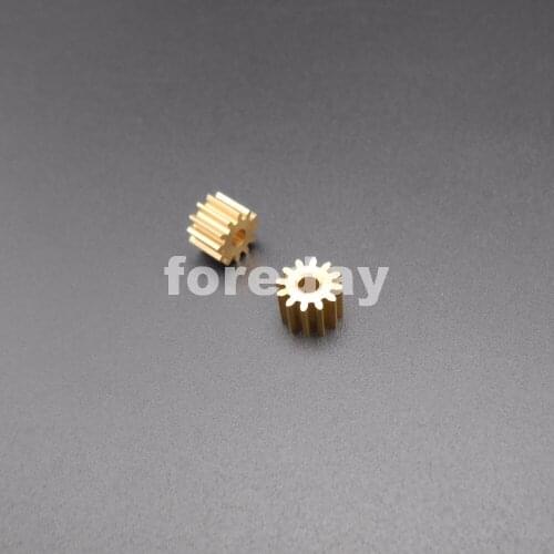 50PCS X 12T2.3A Brass Gear 0.5 Modulus Teeth=12 Aperture 2.3mm DIY Model Accessories 12T Metal HQ 50PCS/LOT GEARS NEW *FD350X50