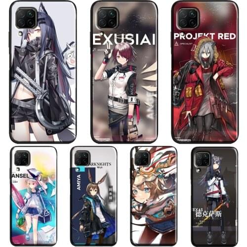 Amiya Ansel Arknights Soft Case For Huawei P20 Lite P10 P40 P30 Pro Mate 20 10 30 Lite P Smart 2019 Z Cover