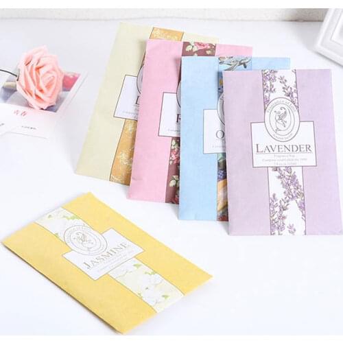 Natural Smell Incense Wardrobe Air Fresh Refreshing Fragrance Bag Hanging Pouch Portable Sandalwood Sachet For Bedroom Wardrobe