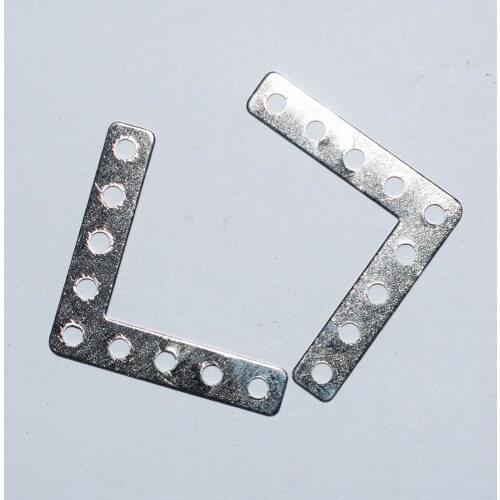 10/100pcs yuanmbm 25*25*5*5mm Right angle iron building block toy accessories rc car toys for children toys