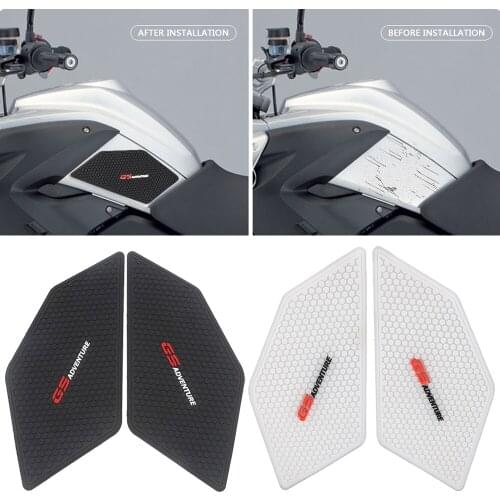R1200GS ADV Motorcycle Non-slip Side Fuel Tank Stickers Waterproof Pad Rubber Sticker For BMW R 1200 GS ADV Adventure 2006-2013