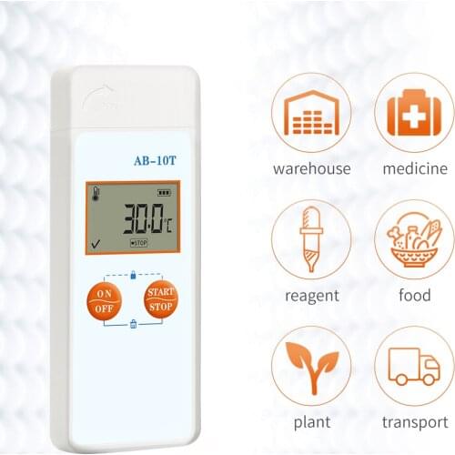 AB-10T Temperature Data Logger With 48000 Record Capacity Digital -30-70℃ USB Report Meter TXT PDF CSV Recorder Datalogger