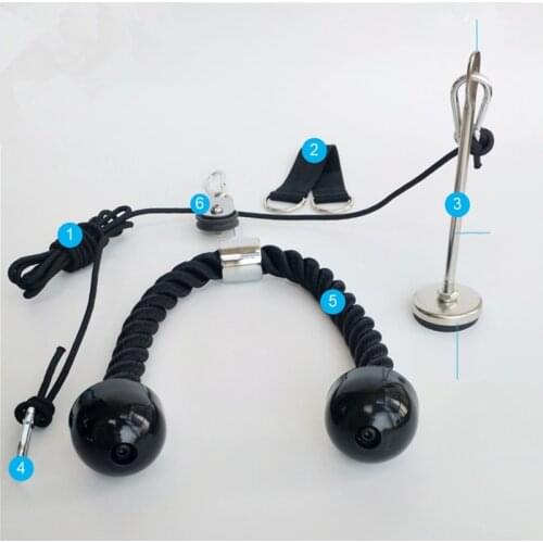 Fitness DIY Pulley Cable Machine Arm Biceps Triceps Blaster Rope System Hand Strength Trainning Home Gym Workout Equipment F1089