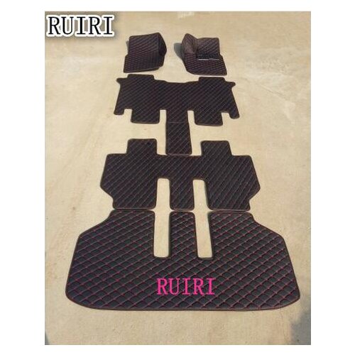 High quality! Full set car floor mats + trunk mat for Toyota Vellfire 7 seats 2020-2002 waterproof car carpets foe Vellfire 2014
