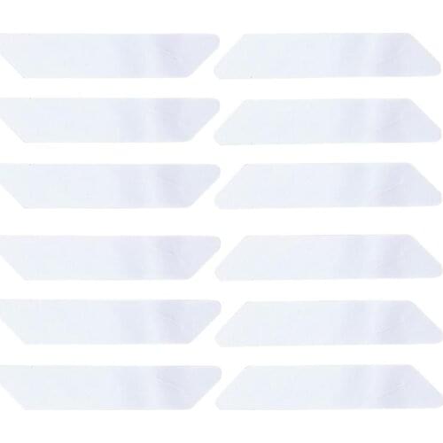 12/8Pcs Rug Grippers PU Reusable Washable Non Slip Carpet Patch Anti Corner Curling Carpet Gripper Corners Pad Mat Grippers