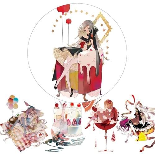 7 Type Happy Travel Girls Washi Tapes Bullet Journal Masking Tape Adhesive Tape DIY Scrapbooking Washi Stickers