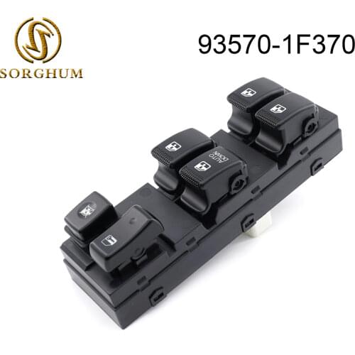 Auto Window Main Switch Compatible With for Kia Sport-age 05-09 OEM 93570-1F370 935701F370 93570-1F370SS 935701F370SS