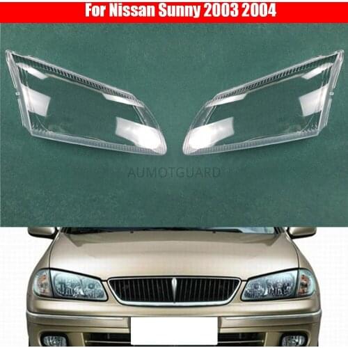 Car Headlamp Lens For Nissan Sunny 2003 2004 Car Replacement Auto Shell Cover