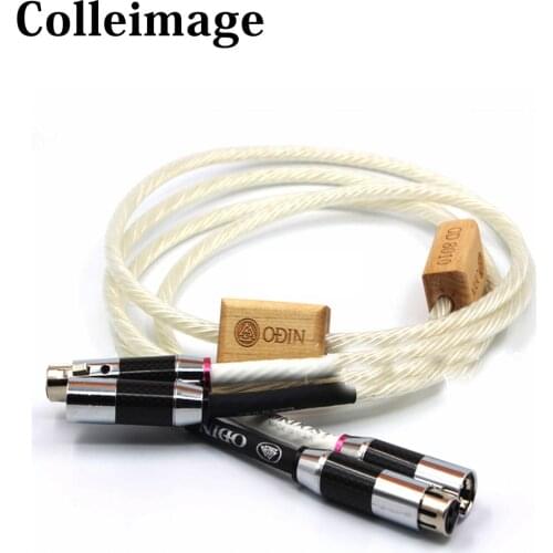 Colleimage Hifi Odin Reference interconnects Audio Cable With Carbon Fiber XLR Balanced Female To Male Hifi Cable
