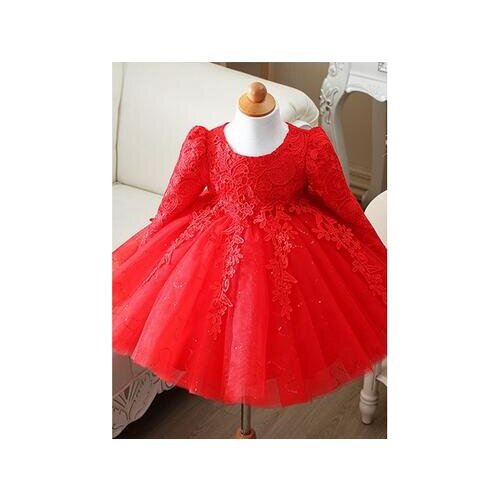 Baby Girl Dress 2016 New fashion Dress for Girl Princess Party dress for Baby Girl long sleeve Dress for Infant 1-12 yrs