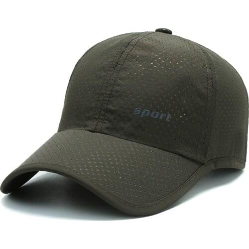 Summer Men Women Quick Drying Breathable Mesh Baseball Cap Truck Outdoor Mountaineering Fishing Sport Running Sun Hat Bone A142