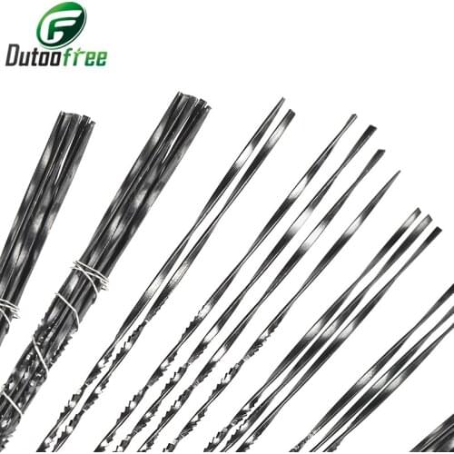 Fast Shipping 12Pcs 130mm Scroll Saw Blades Spiral Teeth 8 Kinds Wood Saw Blades For Carving 12Pcs